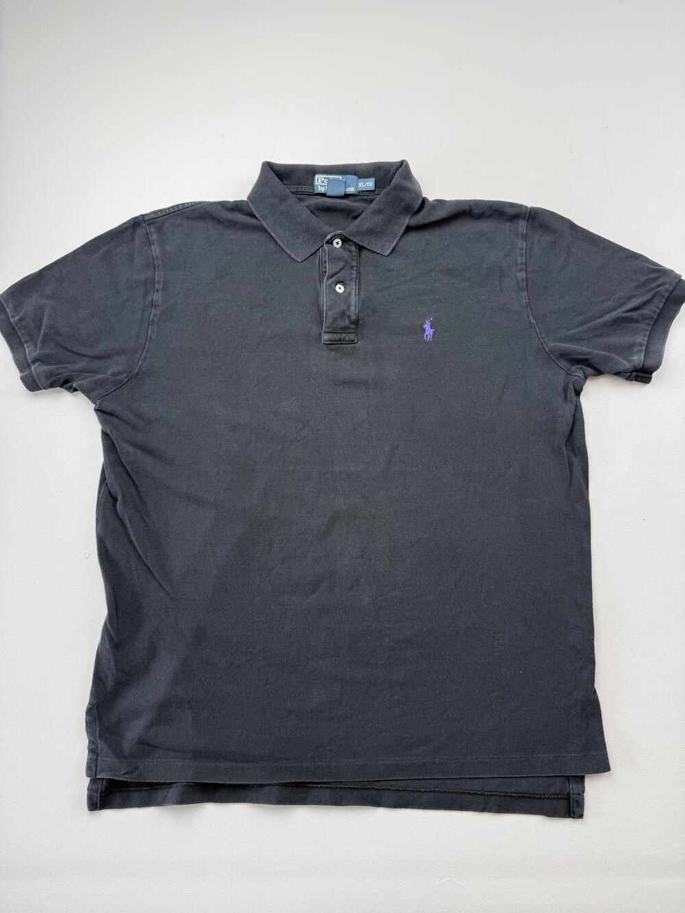 Polo By Ralph Lauren Polo Shirt Mens XL Black Cotton Pony Logo Casual Knit